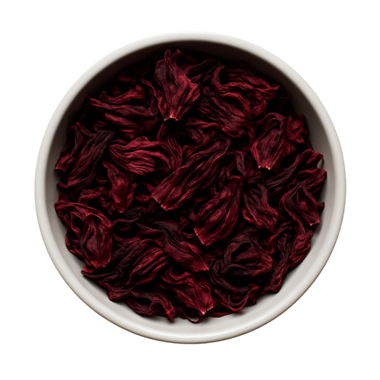 Premium Dried Hibiscus Flowers - Natural Red Petals